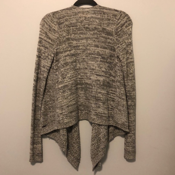 Grey Open Knit Cardigan - Size S - Picture 3 of 4